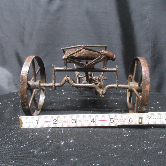 Metal and Wood Push Pedal Tricycle Toy - Picture 8 of 9